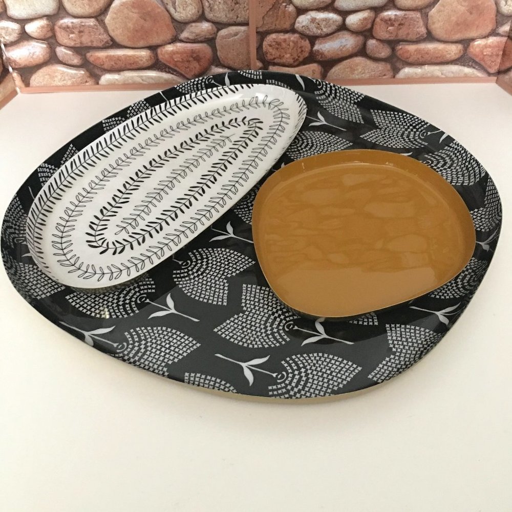 Nordstrom Set of Enameled Trays from Karma.